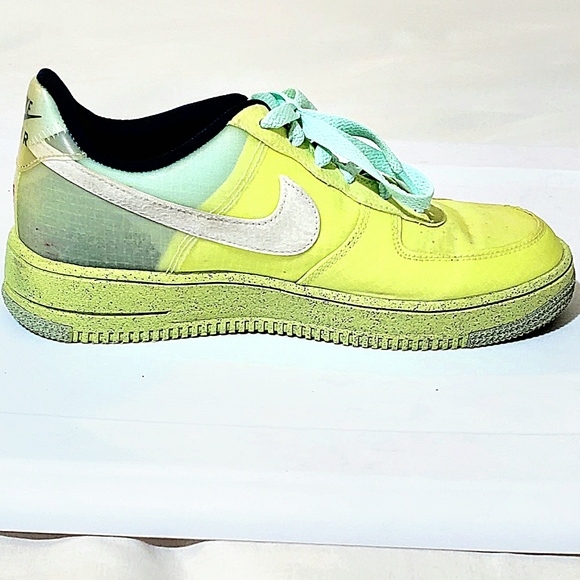 NIKE AIR FORCE 1 CRATER GS RUNNING SHOES. Sz: 7Y WOMENS Sz: 8.5 MENS Sz: 7 - Picture 7 of 15